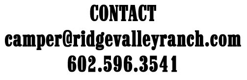 Contact Ridge Valley Ranch