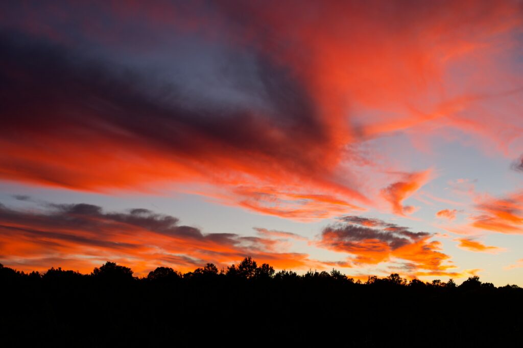 Another beautiful sunset as seen from Ridge Valley Ranch courtesy of my cousin James