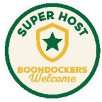 Boondockers Welcome Super Host Badge 